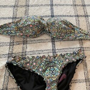 Victoria's Secret Multicolor Ruffle Cheeky Bottom